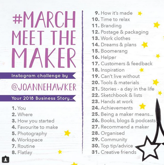 March Meet The Maker: Week One