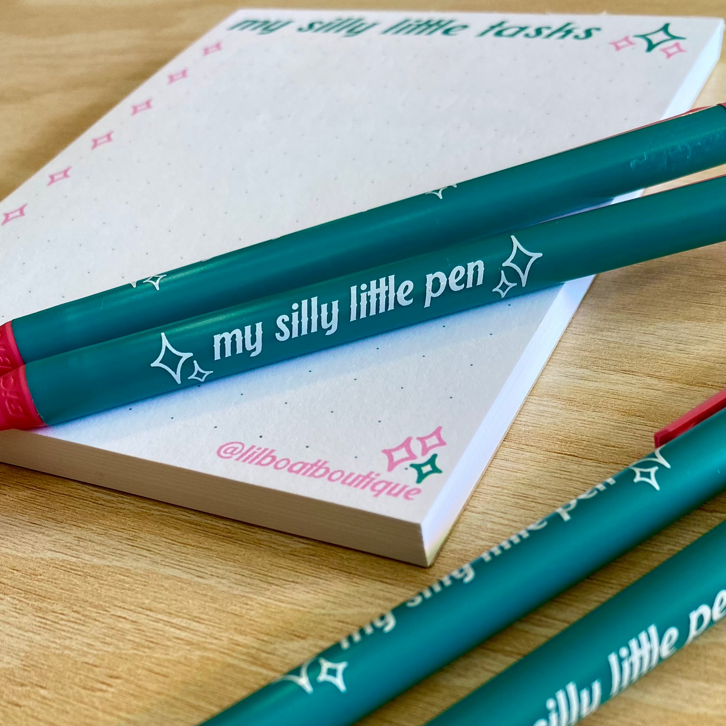 My Silly Little Tasks Notepad + Silly Little Pen Set