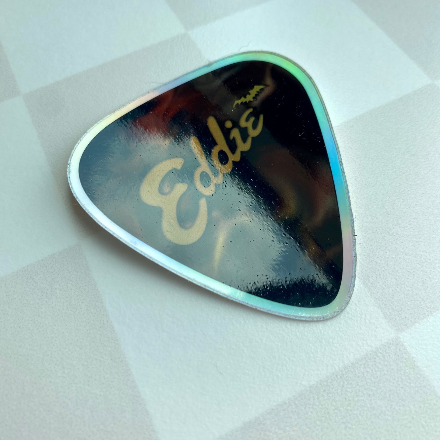 Eddie Holographic Sticker Guitar Pick