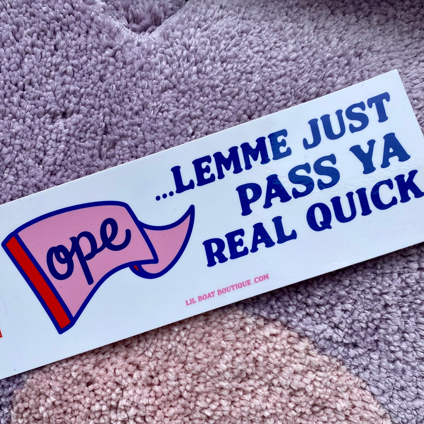 Ope Let me... - Bumper Sticker