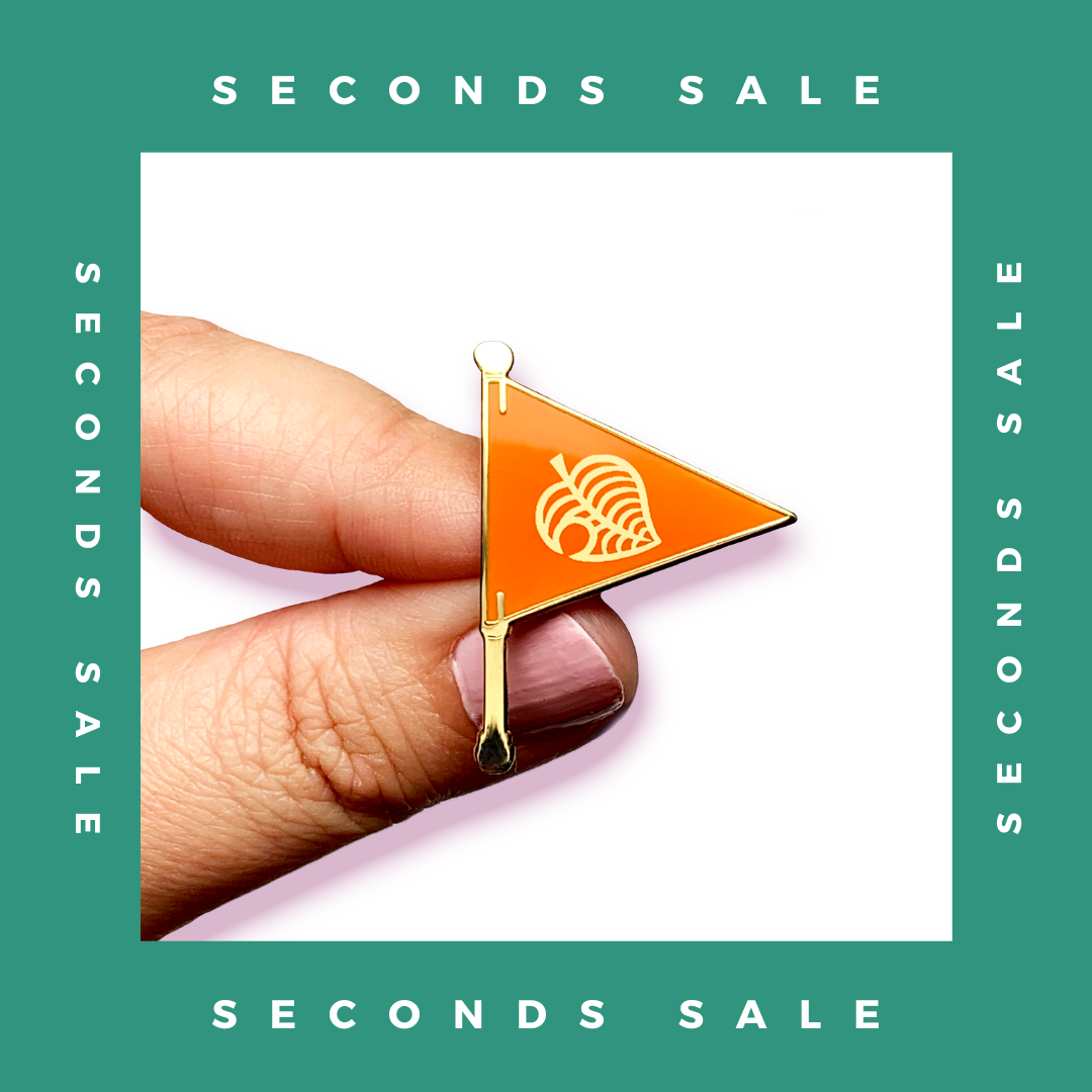 SECONDS SALE - AC Leaf Pennant - Enamel Pin