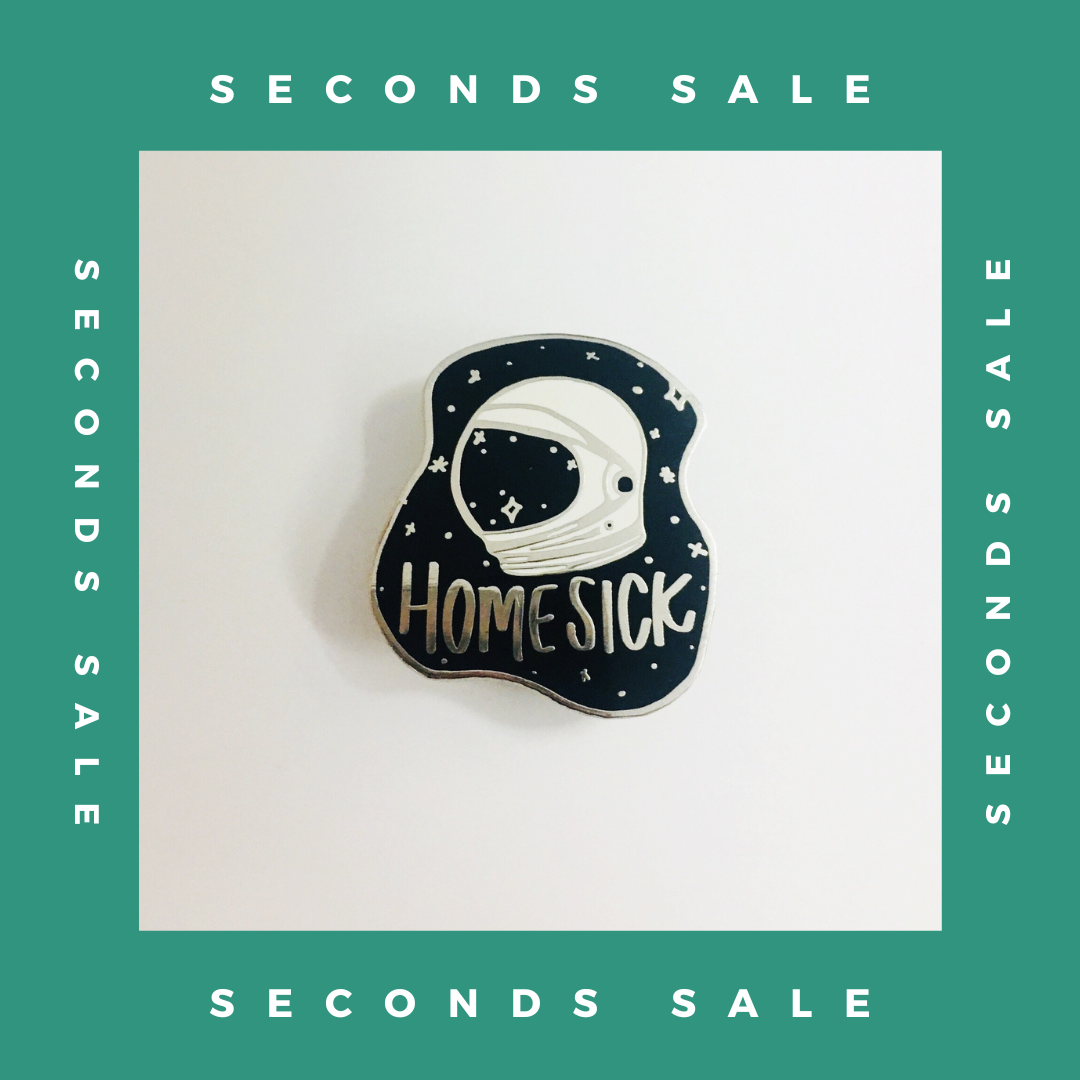 SECONDS SALE PIN - Homesick Black Variant Pin