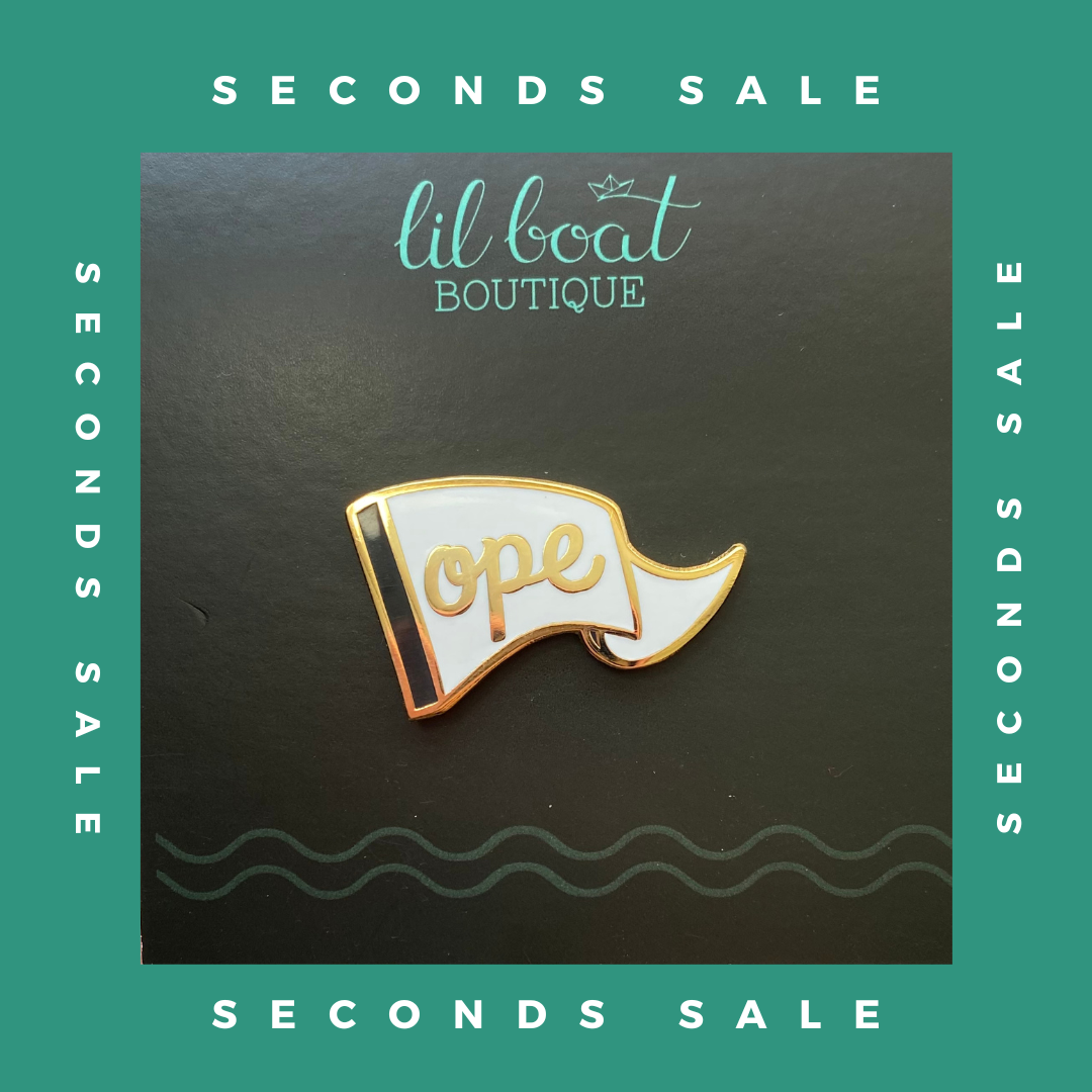 SECONDS SALE - Ope - Hard Enamel Pin