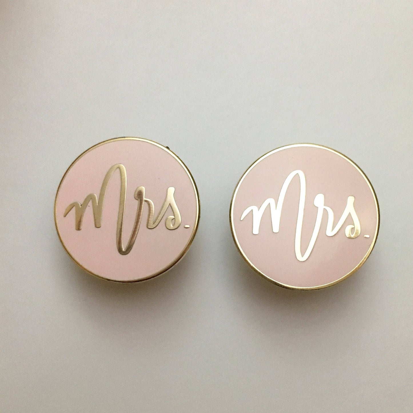 SECONDS SALE - Mr. and Mrs. Mix and Match Enamel Pins - RETIRED