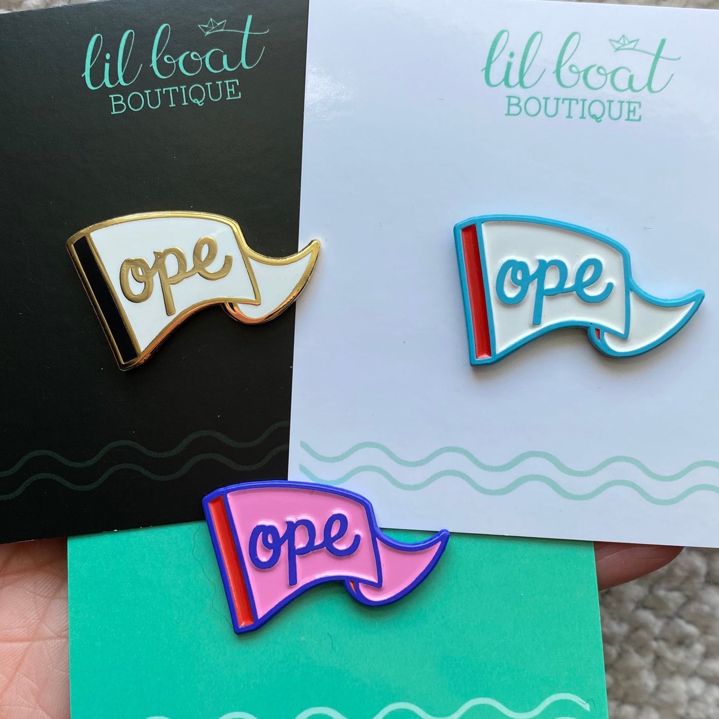 SECONDS SALE - Ope - Hard Enamel Pin