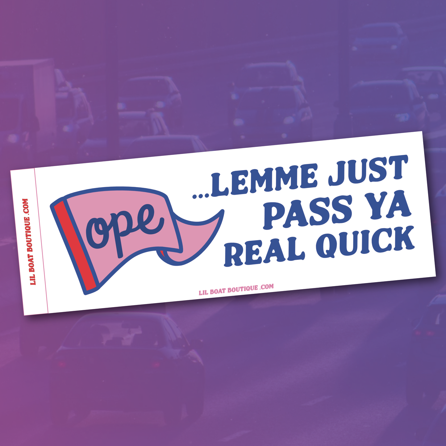 Ope Let me... - Bumper Sticker