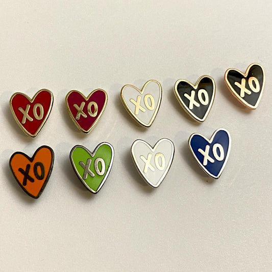 xo Heart - Multiple Colors - Mini Board Filler pins - Hard Enamel Pin