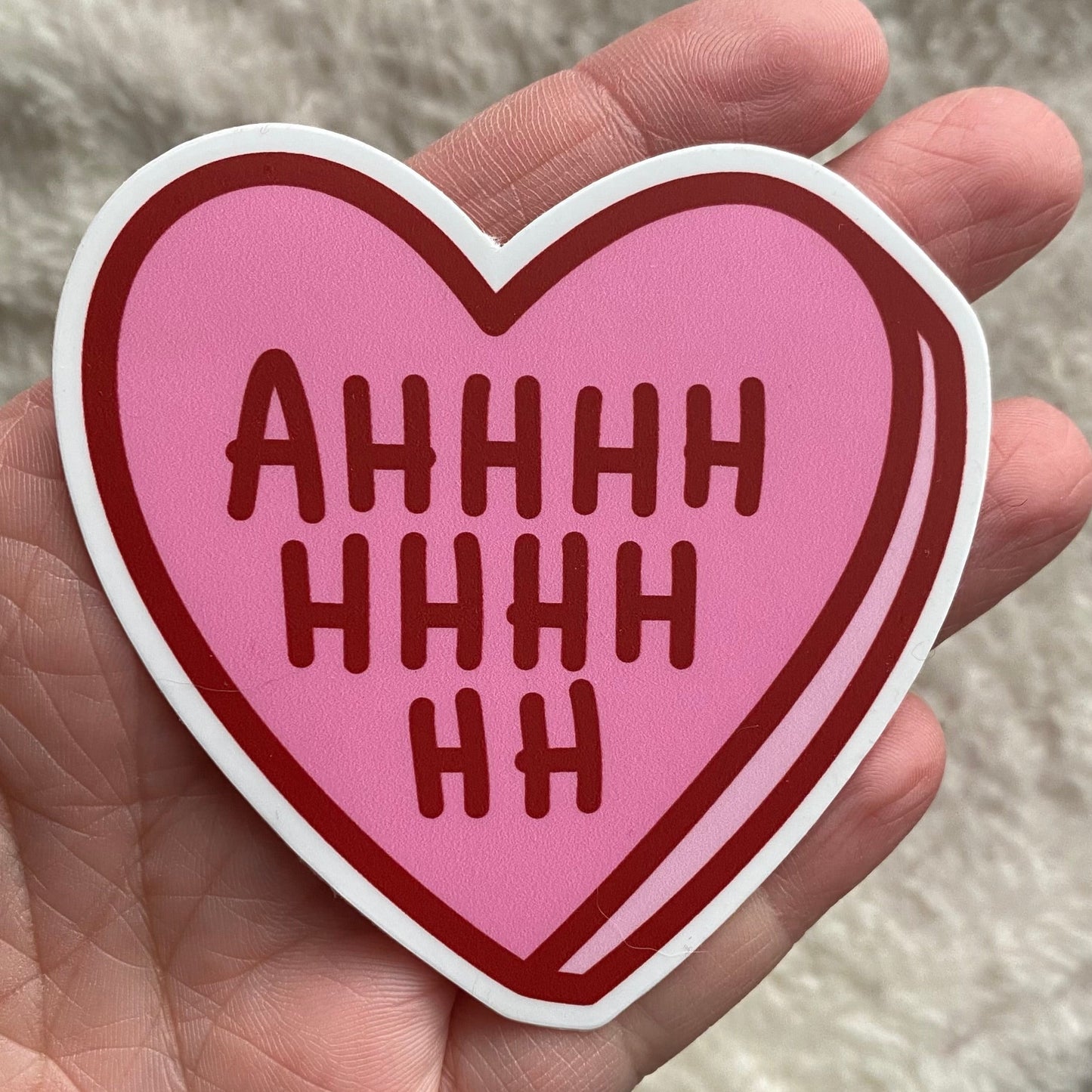 AHHHHHHHH Vinyl Sticker