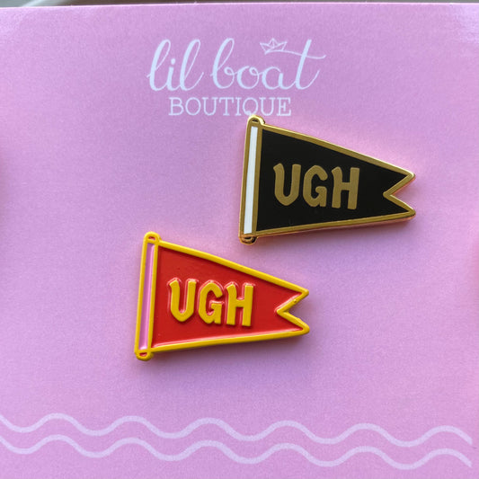 Ugh - Enamel Pin - Two Variants - Mini Moods v2