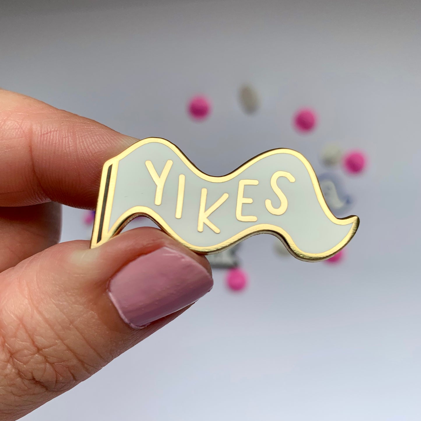 Yikes - Mini Moods Vol. 1 - Enamel Pin - Two Variants - Pennant Pin