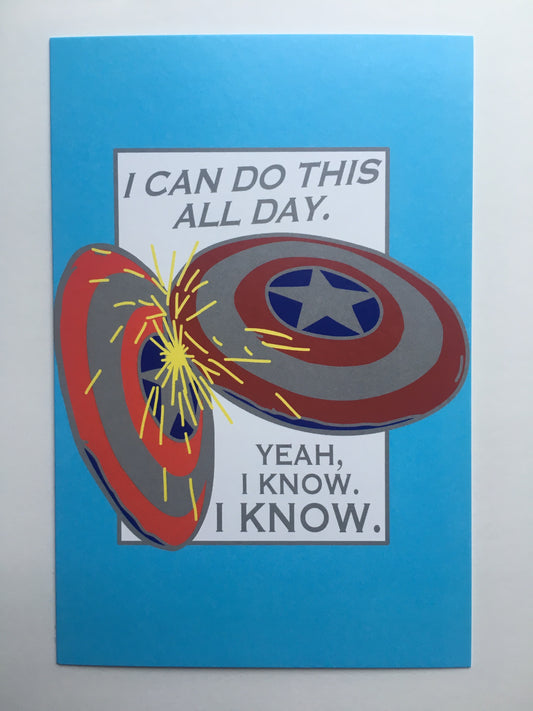 I Can Do This All Day - 4 x 6" Print - Postcard