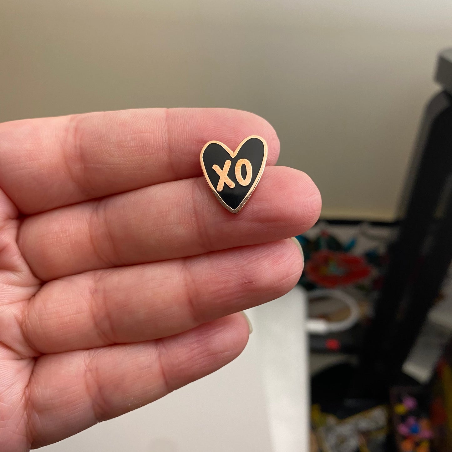 xo Heart - Multiple Colors - Mini Board Filler pins - Hard Enamel Pin