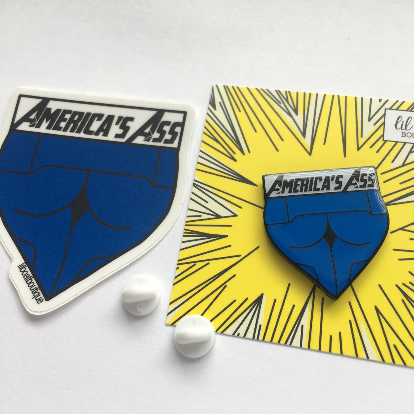 America's Ass - Enamel Pin - Avengers Endgame Captain America