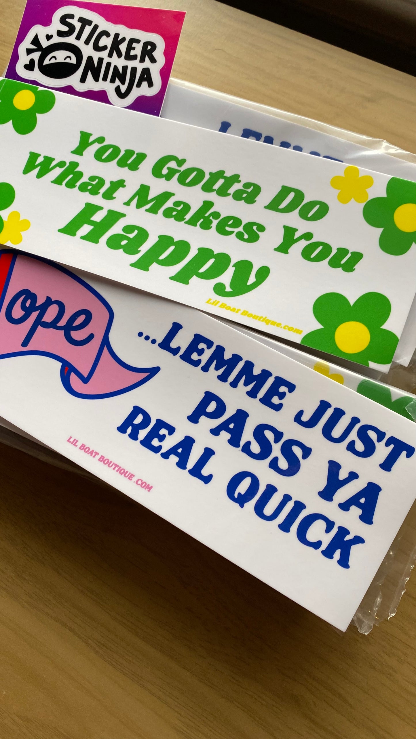 Ope Let me... - Bumper Sticker