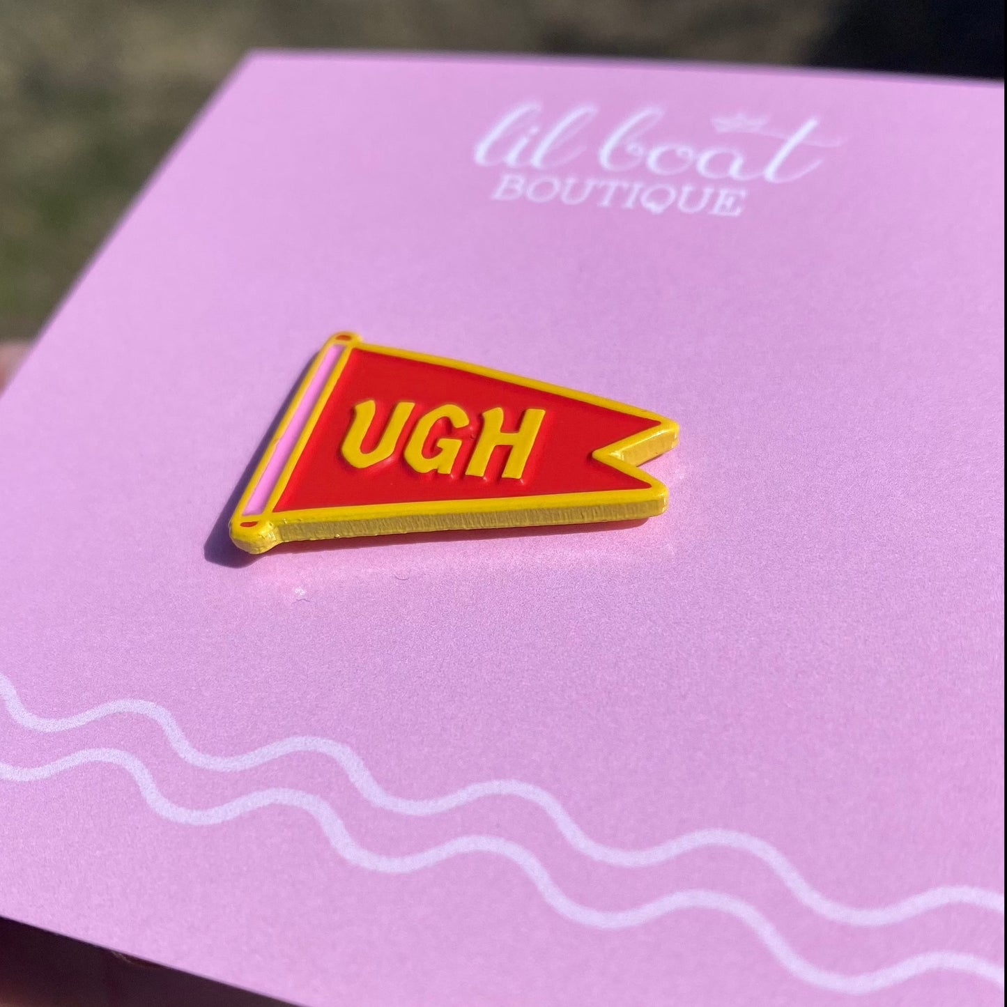 Ugh - Enamel Pin - Two Variants - Mini Moods v2