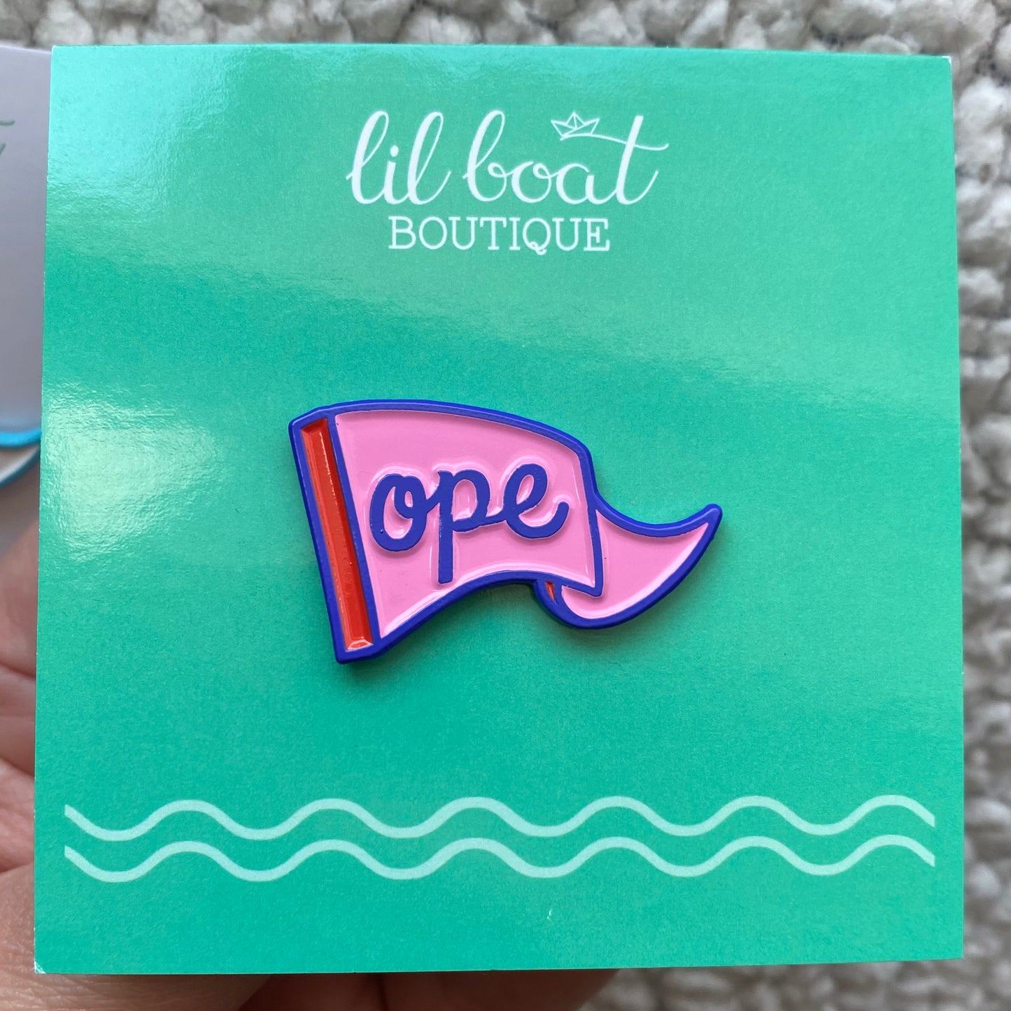 Ope Enamel Pin - Soft Enamel Pin