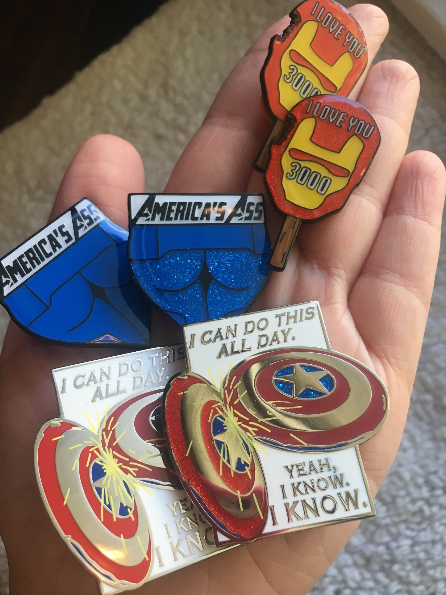 I Can Do This All Day - Enamel Pin - Avengers Endgame Captain America