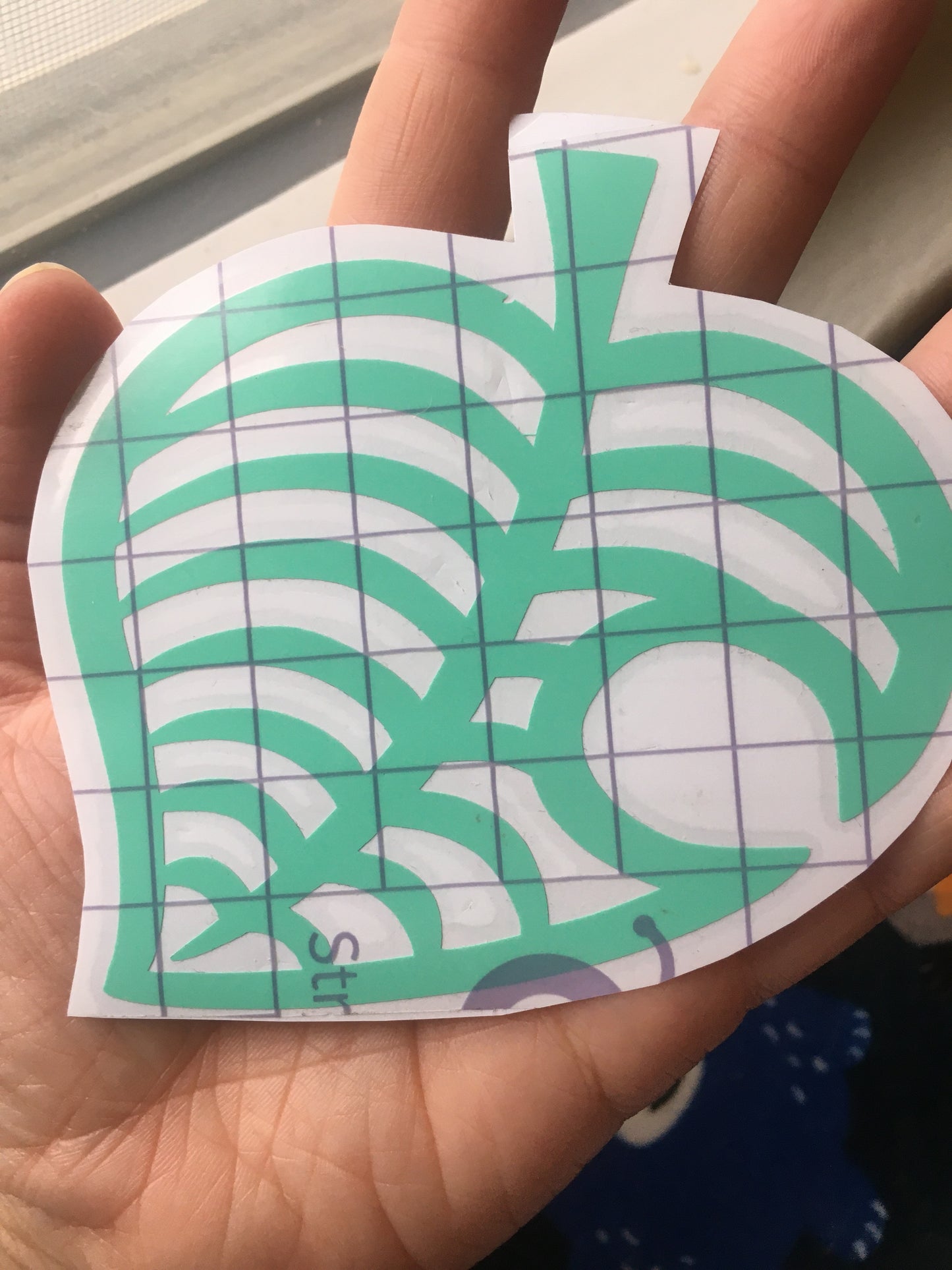 AC New Horizons Leaf Vinyl Decal - Multiple Colors