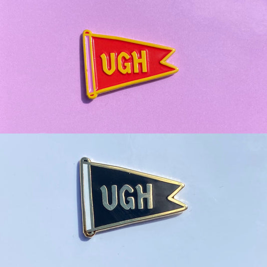 Ugh - Enamel Pin - Two Variants - Mini Moods v2