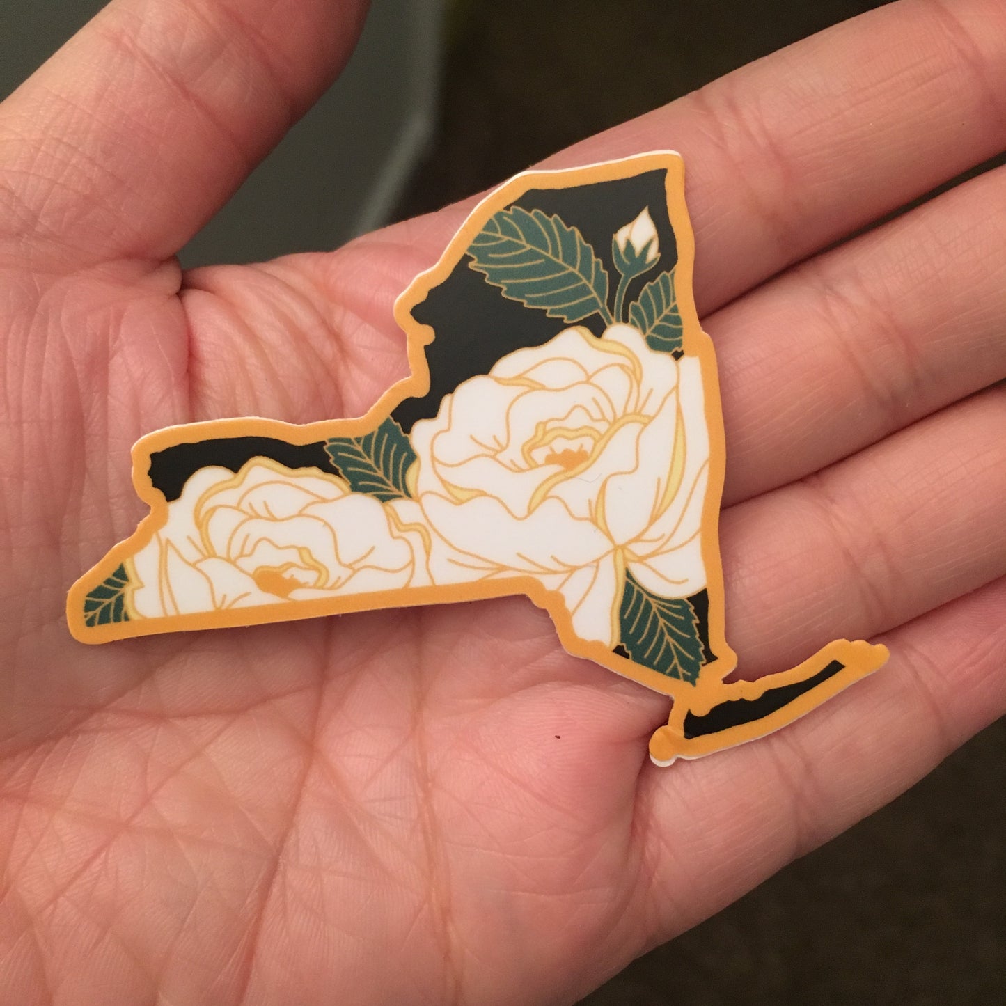 New York Rose - Vinyl Sticker