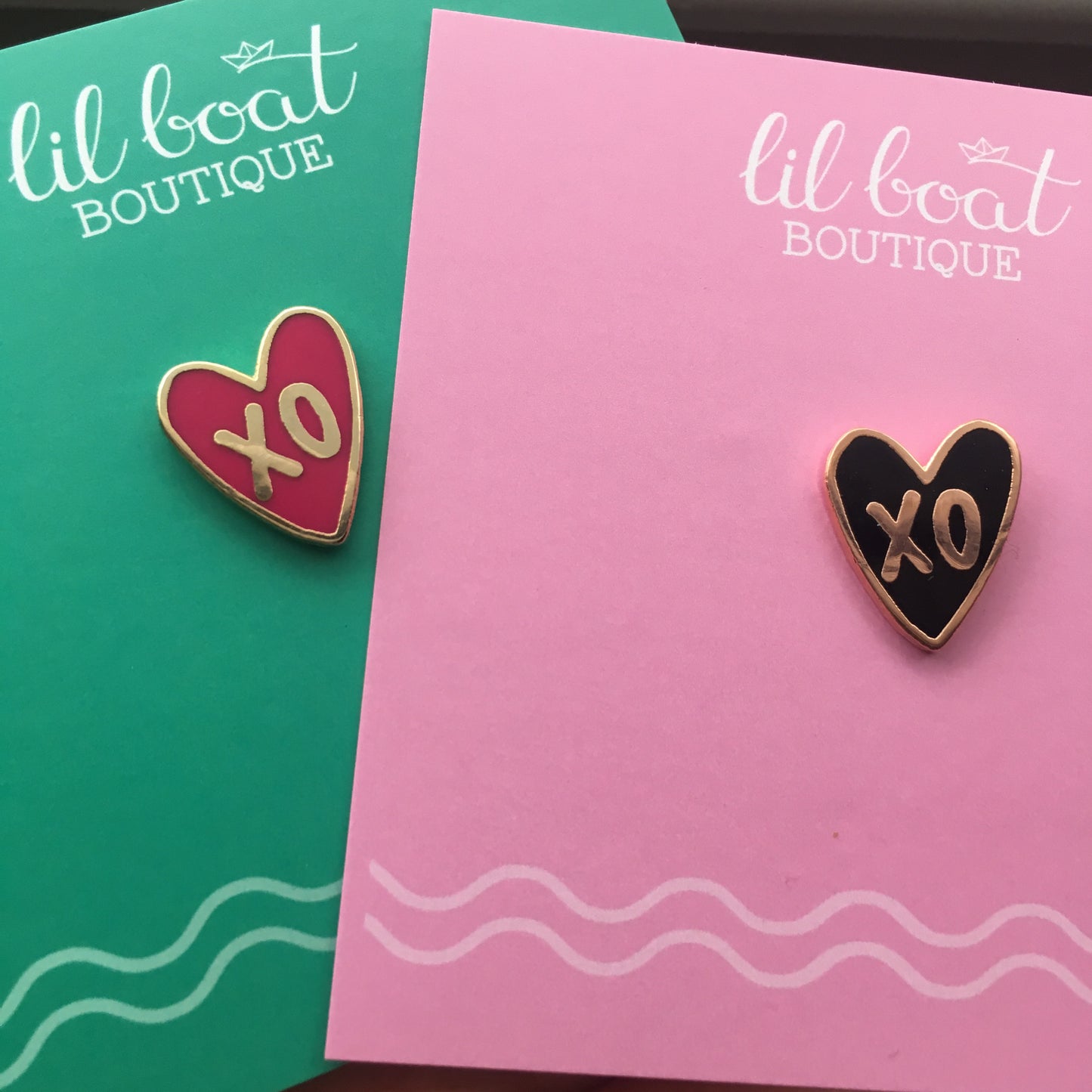 xo Heart - Multiple Colors - Mini Board Filler pins - Hard Enamel Pin