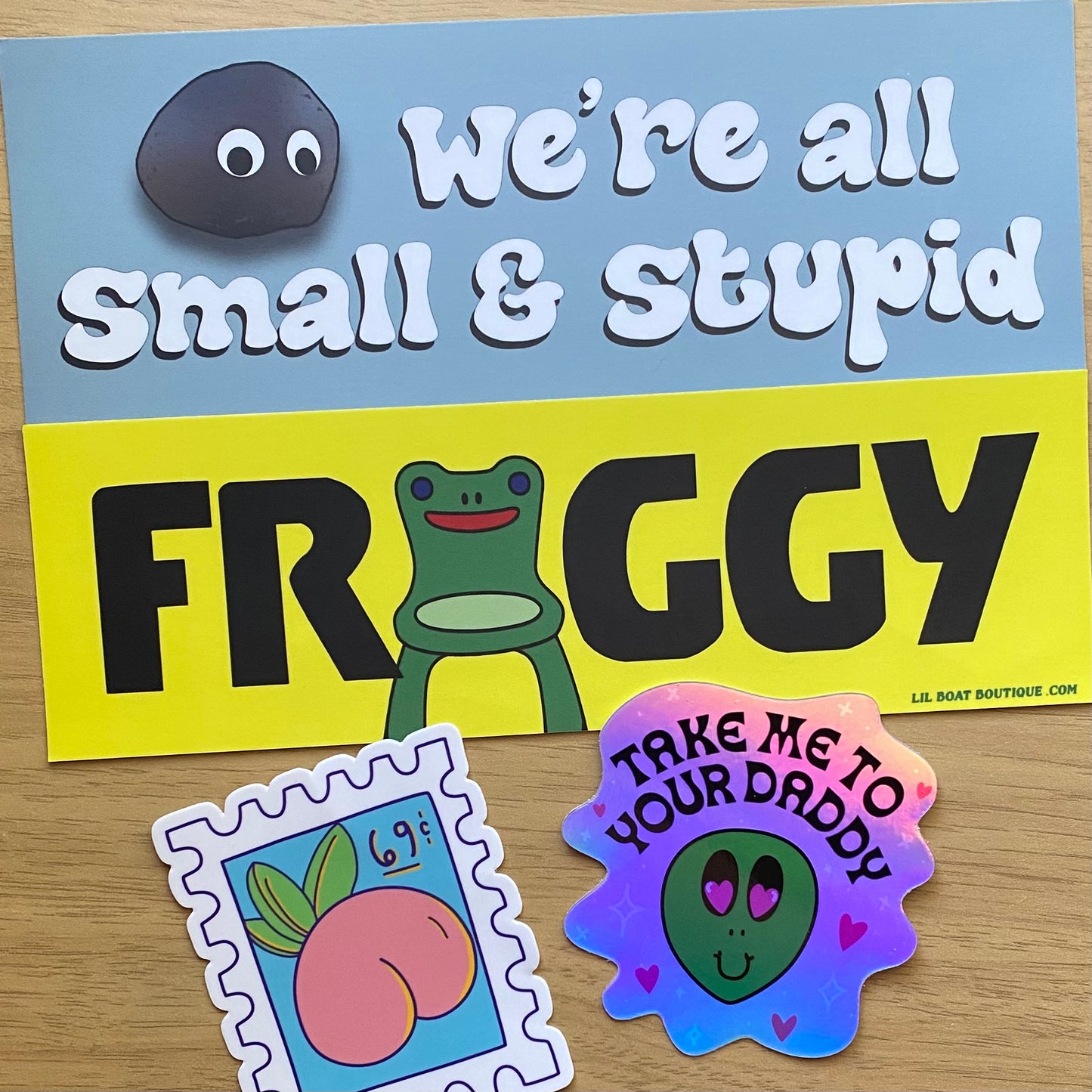 FROGGY- Bumper Sticker - ACNH The Office