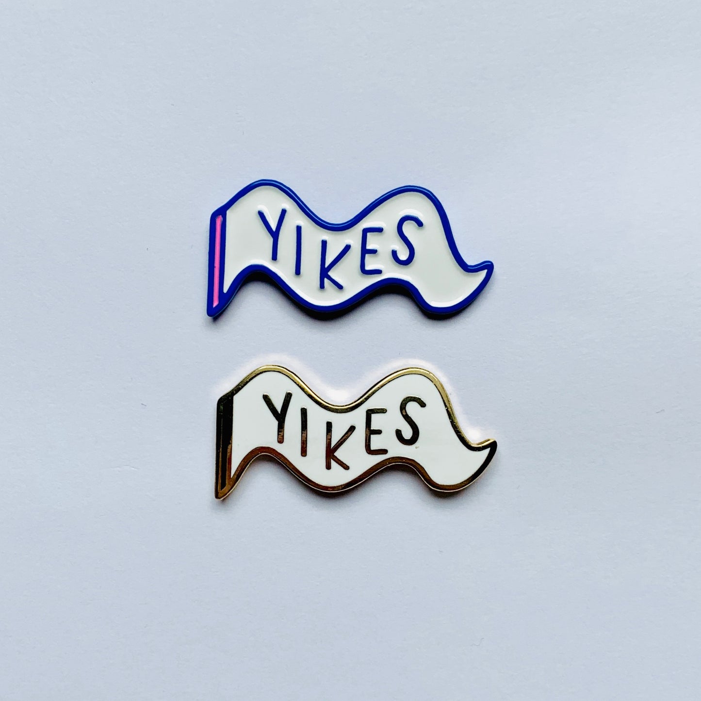 Yikes - Mini Moods Vol. 1 - Enamel Pin - Two Variants - Pennant Pin