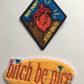 Heart Is On The Floor - Patch - Discontinued Design, Donations to Sexual Assault Survivors