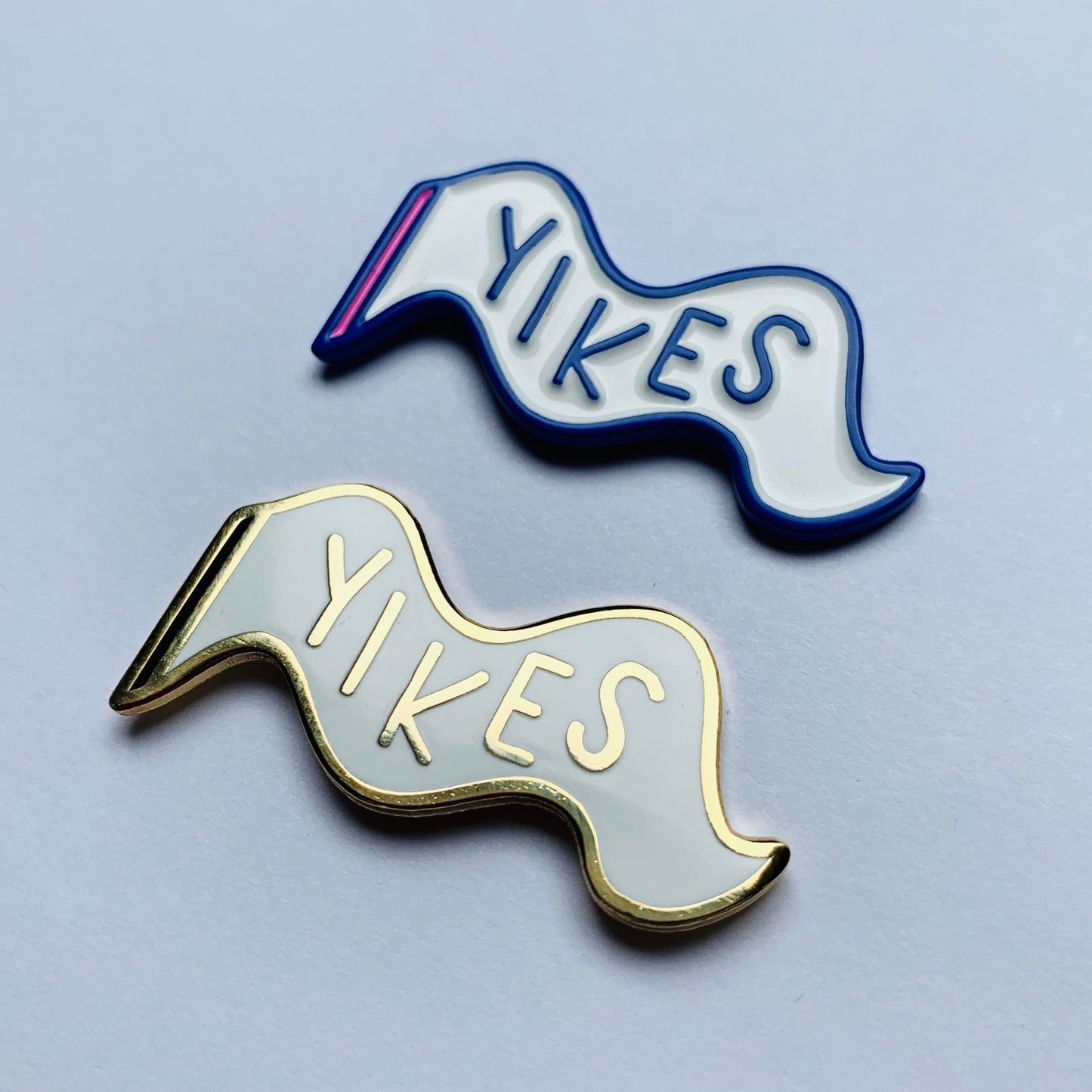 Yikes - Mini Moods Vol. 1 - Enamel Pin - Two Variants - Pennant Pin