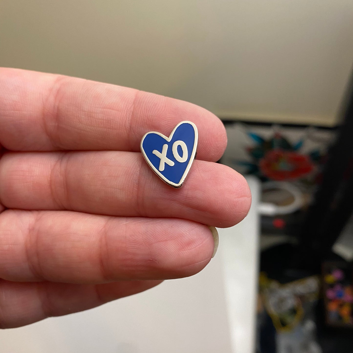 xo Heart - Multiple Colors - Mini Board Filler pins - Hard Enamel Pin