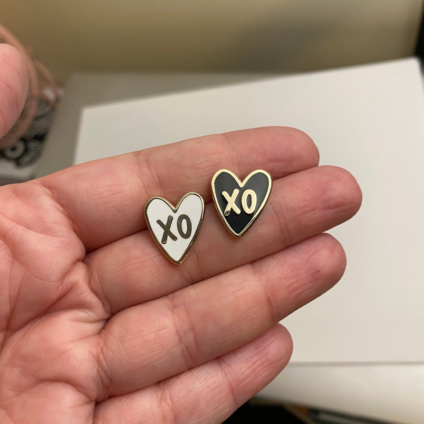xo Heart - Multiple Colors - Mini Board Filler pins - Hard Enamel Pin