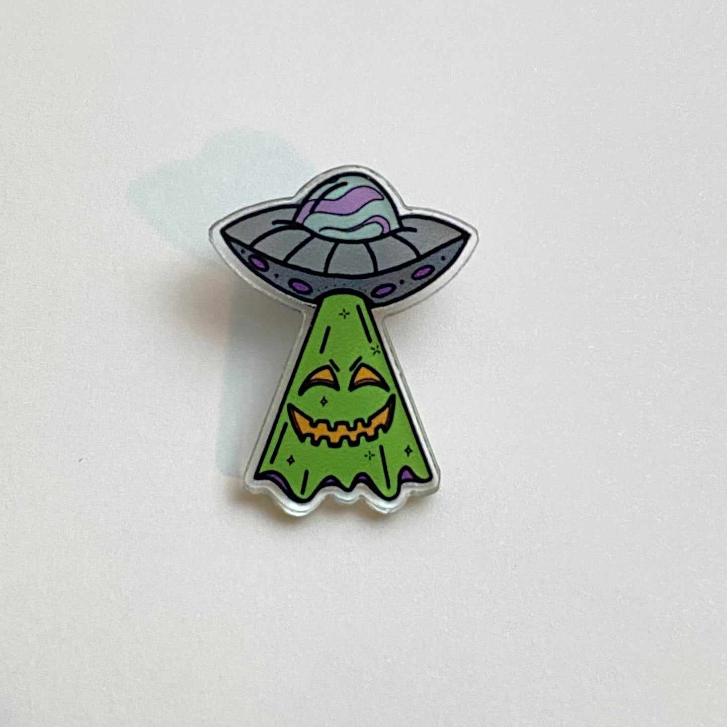 UF’O’Lantern *Acrylic* Pin w/ free mystery sticker