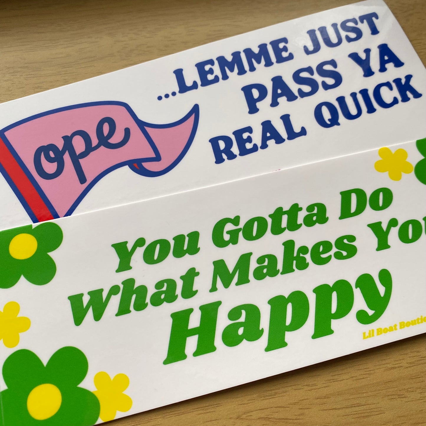 Ope Let me... - Bumper Sticker