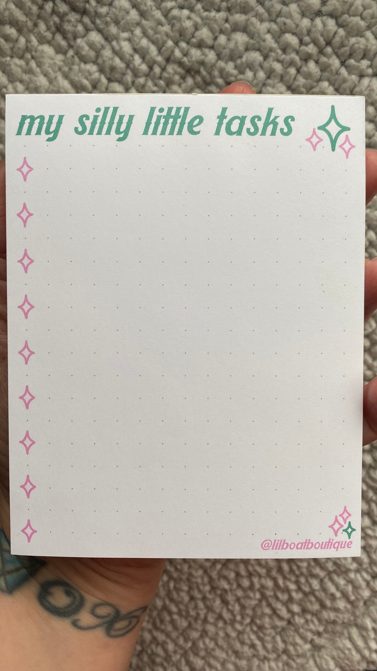 Silly Little Tasks Notepad - 50 sheets