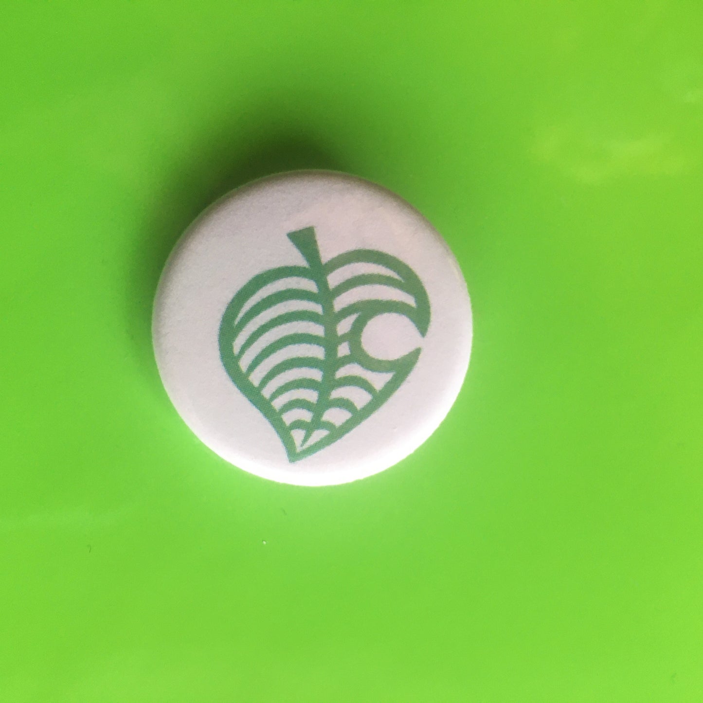AC New Horizons Leaf Buttons - 1.25" - Multiple Colors