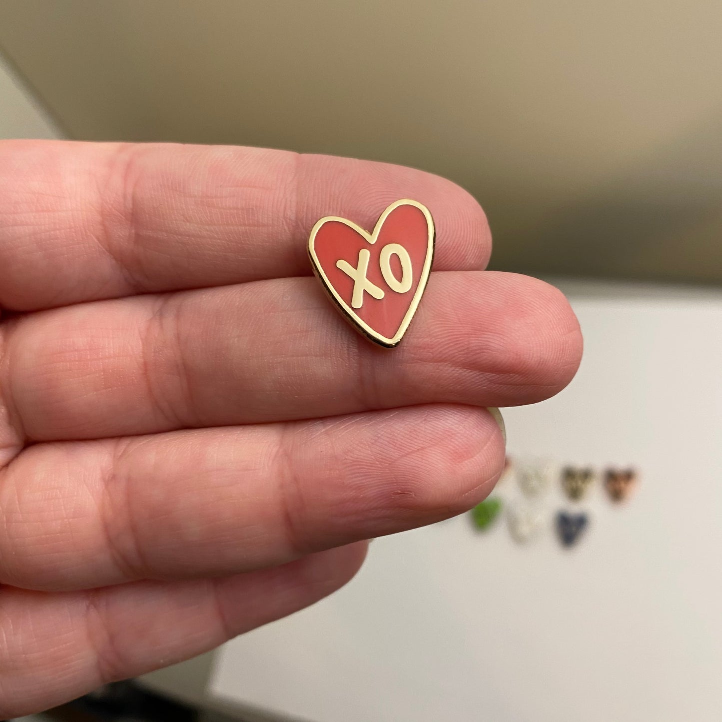 xo Heart - Multiple Colors - Mini Board Filler pins - Hard Enamel Pin