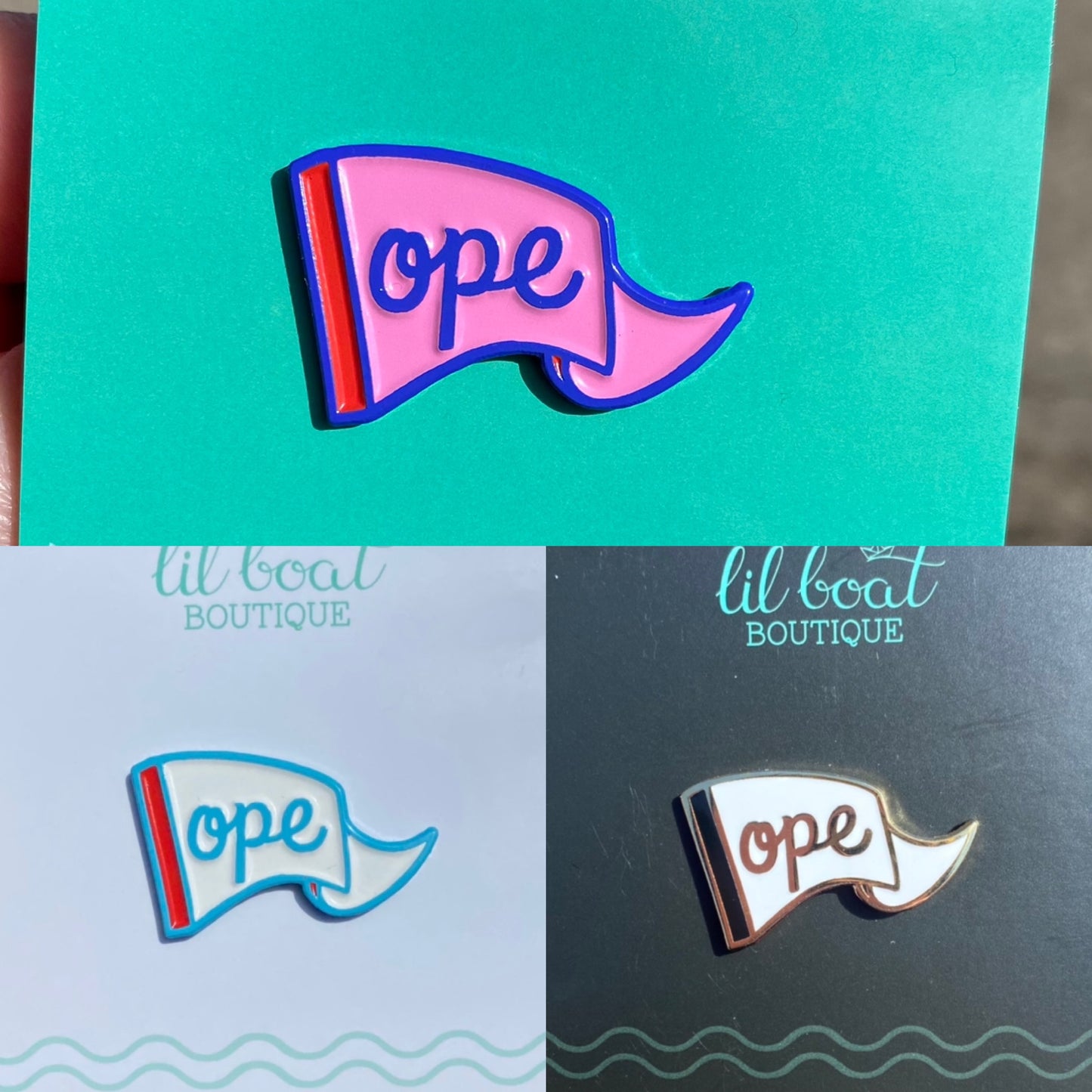 Ope Enamel Pin - Soft Enamel Pin