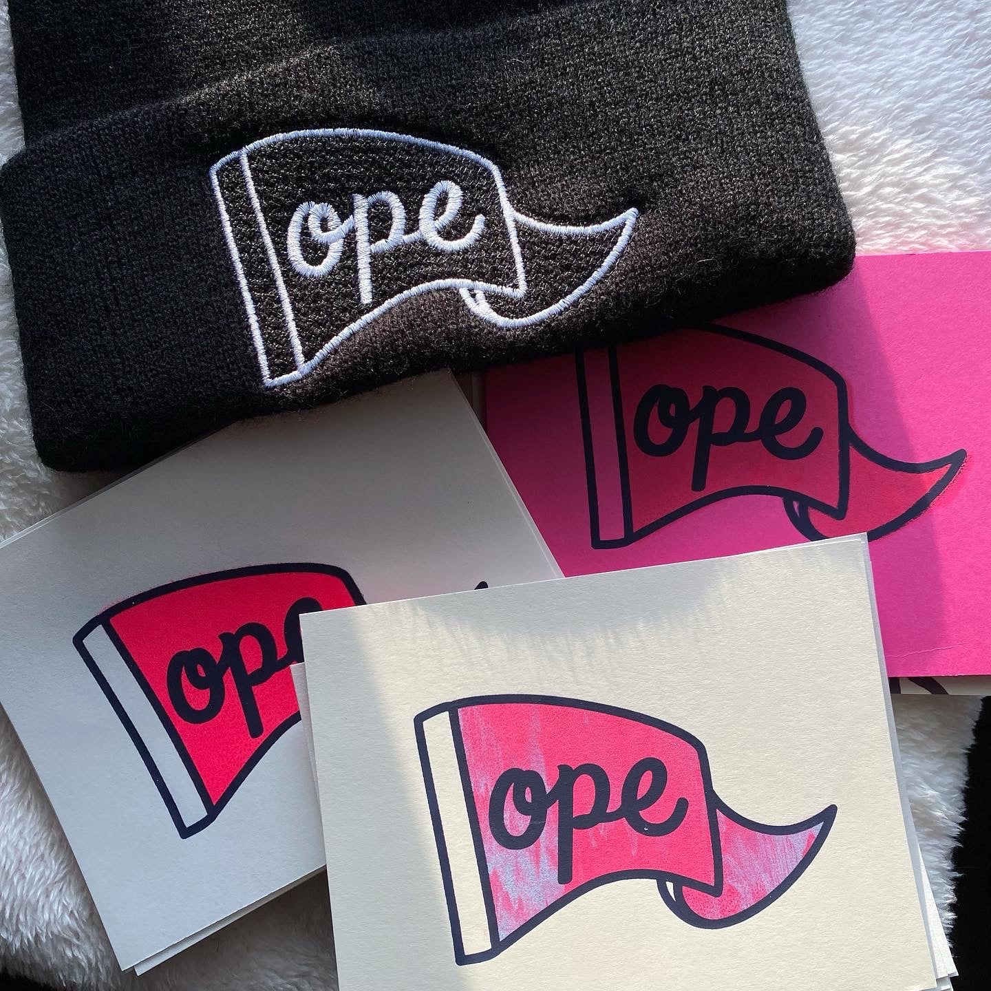 Ope Beanie - Embroidered and Made In USA