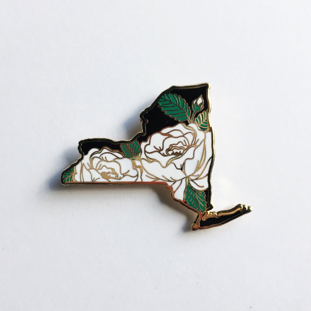 California Poppy Hard Enamel Pin - State Flower Series