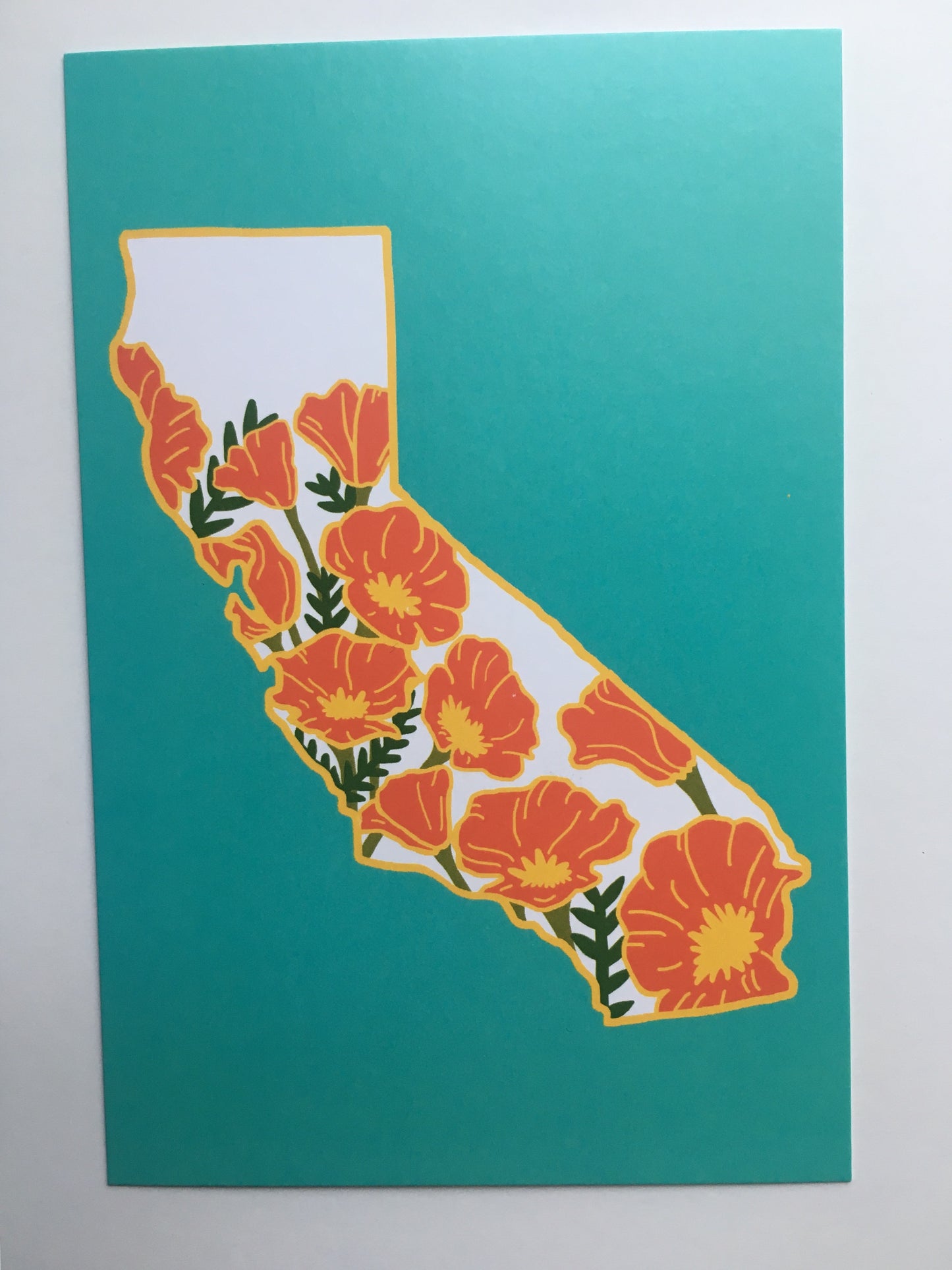 California Poppy - 4 x 6" Print - Postcard