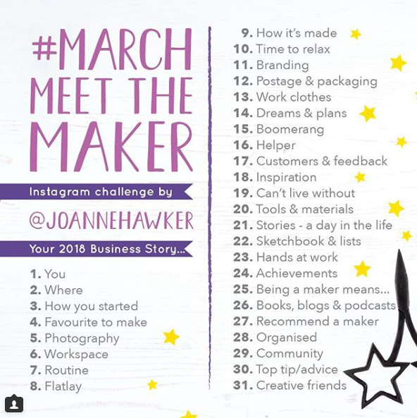 March Meet The Maker: Week One