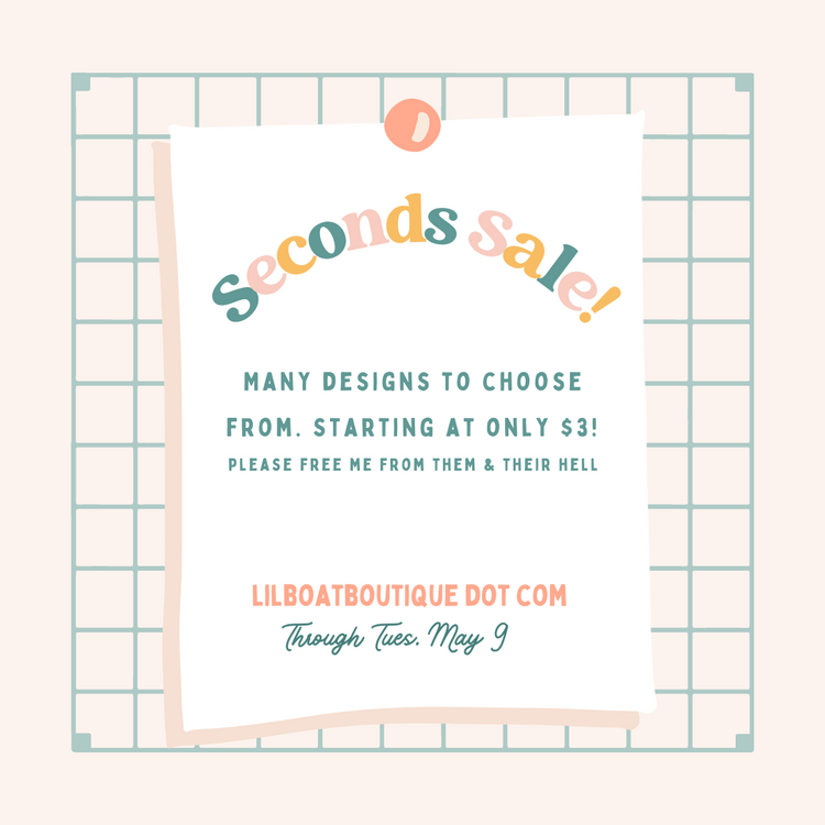 Seconds Sale