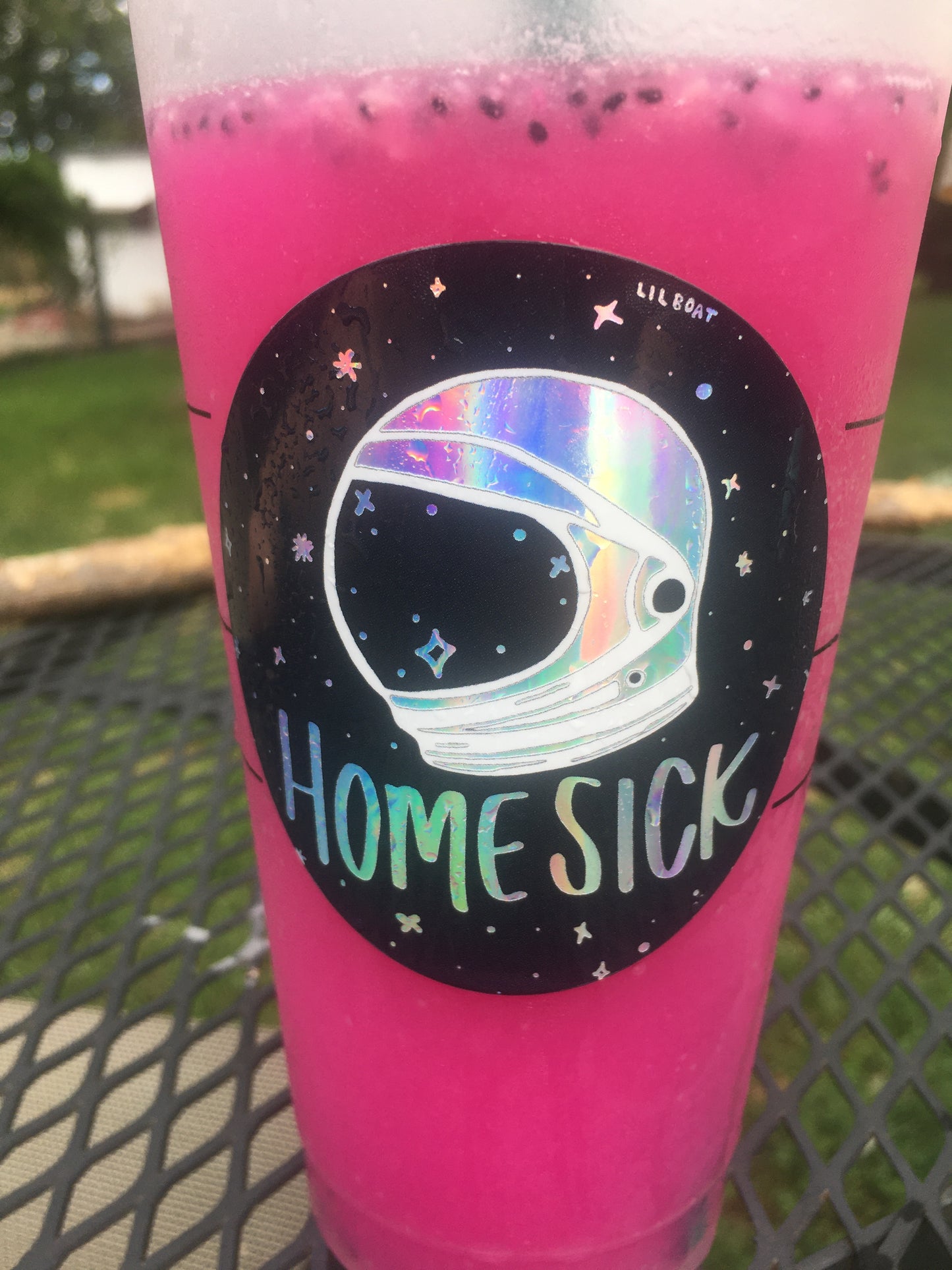 Homesick - Holographic Vinyl Sticker