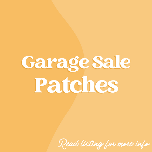 Garage Sale: Embroidered Patches