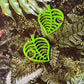 New Horizons Leaf - Acrylic Earrings - Two Options - Made To Order