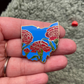 Ohio Scarlet Carnation Enamel Pin - State Flower Series Lapel Pin