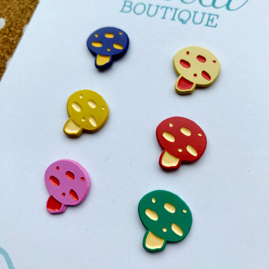 Mini Pins: Mushrooms