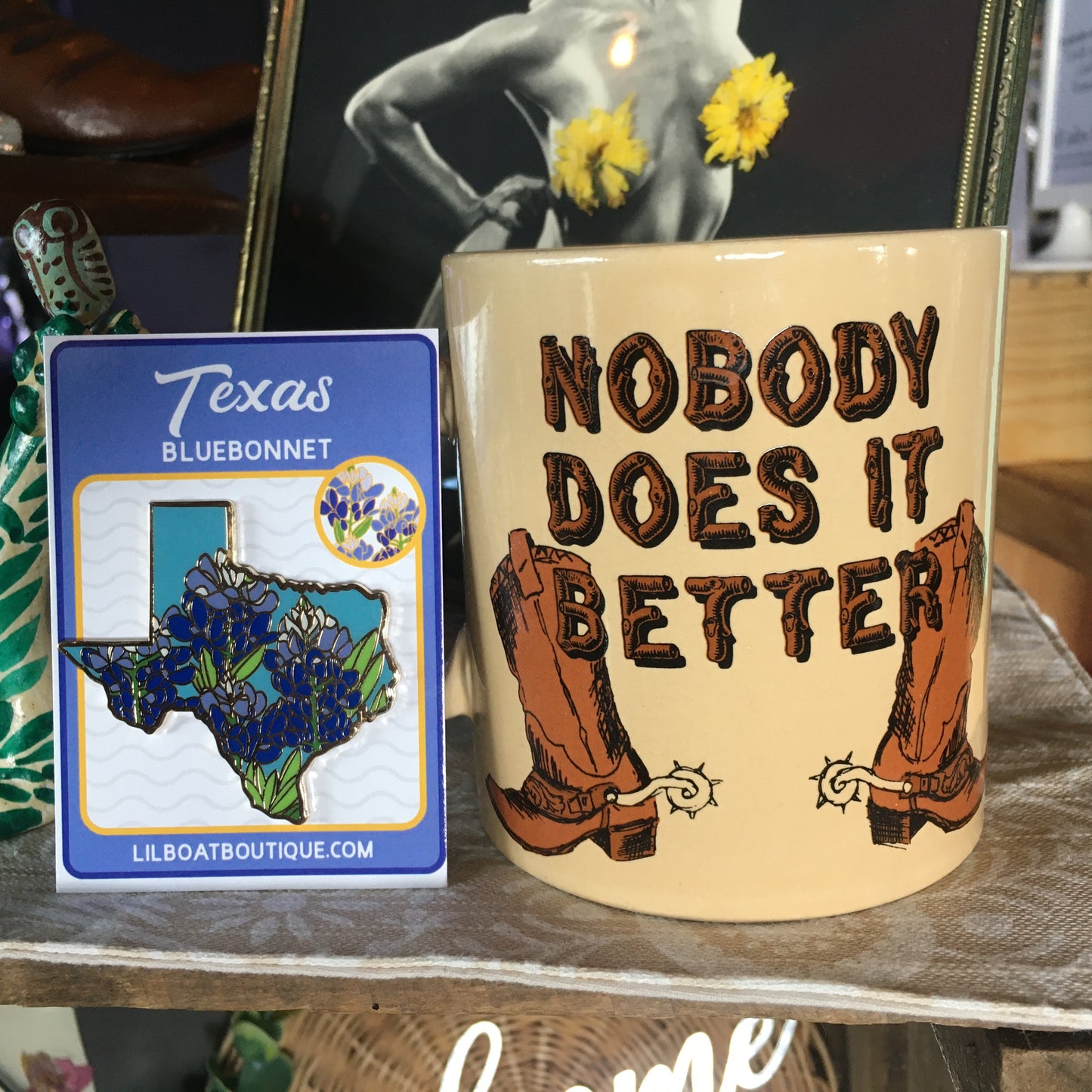 Texas Bluebonnet - State Flower Hard Enamel Pin