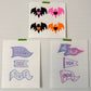 Freakin’ Bats Risograph Test Print