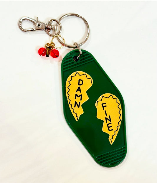 Damn Fine Motel Keychain